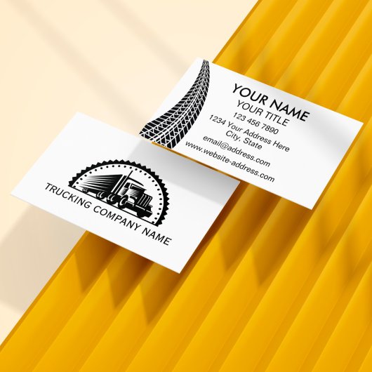 Professionele driver Simple Modern Logo Bu Visitekaartje