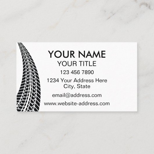 Professionele driver Simple Modern Logo Bu Visitekaartje (Achterkant)