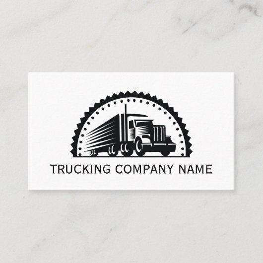 Professionele driver Simple Modern Logo Bu Visitekaartje (Voorkant)