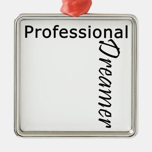 Professionele dromer metalen ornament (Voorkant)
