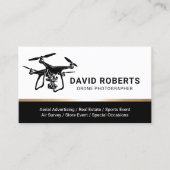 Professionele Drone Fotograaf Luchtfotografie Visitekaartje (Voorkant)