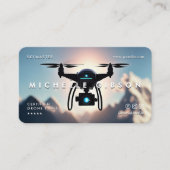 Professionele drone operator UAV Pilot Modern Visitekaartje (Voorkant)
