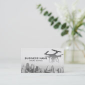 Professionele Drone Service Luchtfotografie Visitekaartje (Staand voorkant)