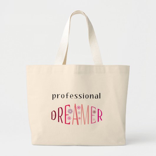 Professionele droom grote tote bag (Voorkant)
