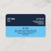 Professionele druk waskracht, masculine Bu Visitekaartje (Achterkant)