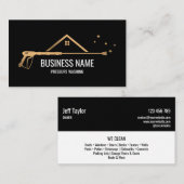 Professionele druk waskracht, masculine Bu Visitekaartje (Voorkant / Achterkant)