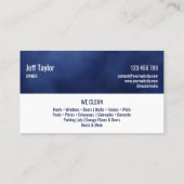 Professionele druk waskracht, masculine Bu Visitekaartje (Achterkant)