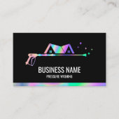 Professionele druk waskracht Masculine Holo Visitekaartje (Voorkant)