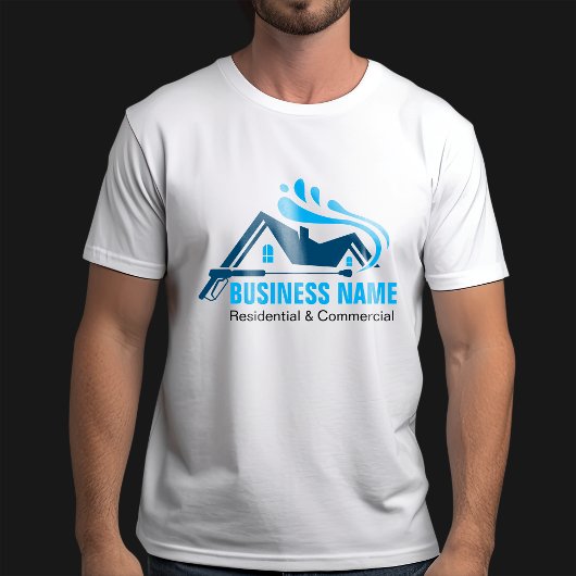 Professionele druk wassen macht reiniging t-shirt