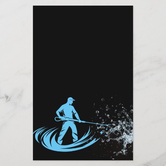 Professionele druk wassen macht schoonmakende huis flyer (Achterkant)