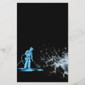 Professionele druk wassen macht washuis flyer (Achterkant)