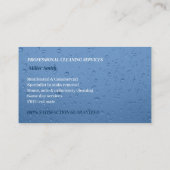 Professionele Druk Wassen Macht Wassen Logo Visitekaartje (Achterkant)