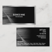 Professionele druk wassen macht wassen zwart visitekaartje (Voorkant / Achterkant)