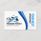 Professionele Druk Wassen & Power Cleaning Afsprakenkaartje (Voorkant)