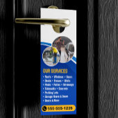 Professionele Druk Wassen & Power Cleaning Deurhanger