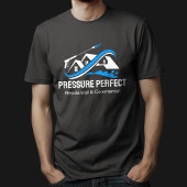 Professionele Druk Wassen & Power Cleaning T-shirt