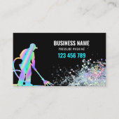 Professionele druk wassen Power Dak Deck Visitekaartje (Voorkant)