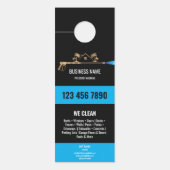 Professionele druk wassen Power Gutter Wassen Deurhanger (Voorkant)