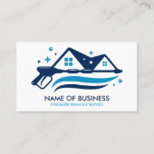 Professionele druk wassen Power Wash Cleaning Visitekaartje (Voorkant)