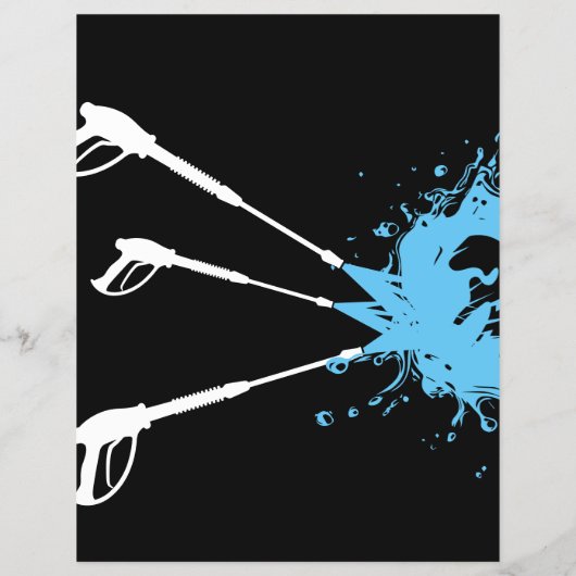 Professionele Druk Wassen Schoonmaak Dak Goot Flyer (Achterkant)