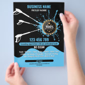 Professionele Druk Wassen Schoonmaak Dak Goot Flyer (Hand)