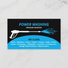 Professionele drukreiniging Power Washing Visitekaartje