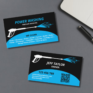 Professionele drukreiniging Power Washing Visitekaartje