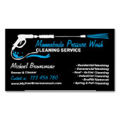 Professionele drukwasmachine magnetisch visitekaartje (Voorkant)