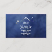 Professionele drukwasmachine visitekaartje (Achterkant)