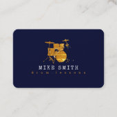 Professionele drumleraar | Cool Drummer Visitekaartje (Voorkant)