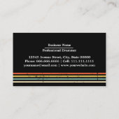 Professionele Drums Drummer Amerikaanse vlag Visitekaartje (Achterkant)