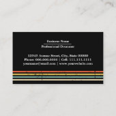 Professionele Drums Drummer Amerikaanse vlag Visitekaartje (Achterkant)