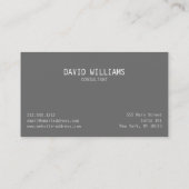 Professionele Dubbele Vierkante Logo in Sinaasappe Visitekaartje (Achterkant)