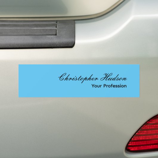 Professionele Duidelijke Moderne Minimalistische H Bumpersticker (Op auto)