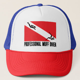 Professionele duiker trucker pet