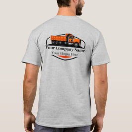Professionele Dump Truck Hauling Company T-shirt