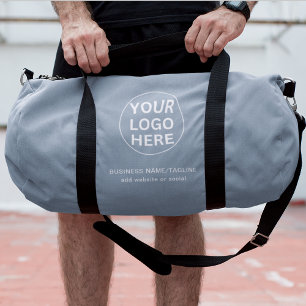 Professionele Dusty Blue Business Logo Branded Plunjezak