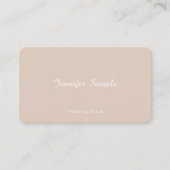 Professionele, eenvoudige creatieve luxe visitekaartje (Voorkant)