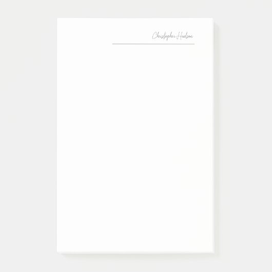 Professionele Eenvoudige Duidelijke Creëer Pas aan Post-it® Notes (Voorkant)