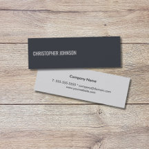 Professionele Eenvoudige Elegante Blauwe Grijze Co