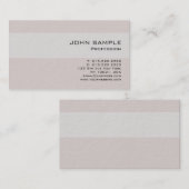 Professionele Eenvoudige Elegante Harmonische Kleu Visitekaartje (Voorkant / Achterkant)