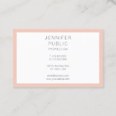 Professionele Eenvoudige Elegante Moderne Minimali Visitekaartje (Achterkant)