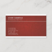 Professionele eenvoudige , geavanceerde visitekaartje (Voorkant)