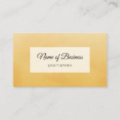 Professionele Eenvoudige Gele Punch Loyalty Beloni (Achterkant)