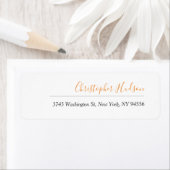 Professionele Eenvoudige Gewone Kalligrafie Naam Etiket (Insitu)