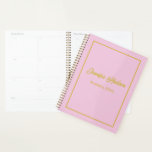 Professionele Eenvoudige Girly Schattige Licht Roo Planner<br><div class="desc">Blijf op de hoogte van uw drukke schema met onze Professional Simple Girly Schattige Light Roos Weekly Planner. Ontworpen voor leraren, verpleegkundigen en artsen, combineert deze planner praktische bruikbaarheid met een zachte, vrouwelijke touch. Het lichte rozen kleurenpalet straalt een zachte charme uit, waardoor het zowel professioneel als subtiel stijlvol is....</div>