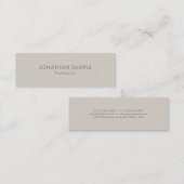 Professionele eenvoudige grafische vormgeving met mini visitekaartje (Voorkant / Achterkant)