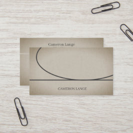 Professionele eenvoudige kunst, Khaki, Modern Visitekaartje