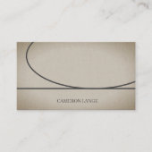 Professionele eenvoudige kunst, Khaki, Modern Visitekaartje (Voorkant)