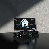 Professionele Eenvoudige Logo Schoonmaakdiensten Z Visitekaartje